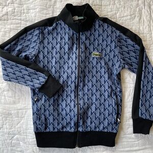 Lacoste Paris Monogram Full Zip Youth Track Jacket
